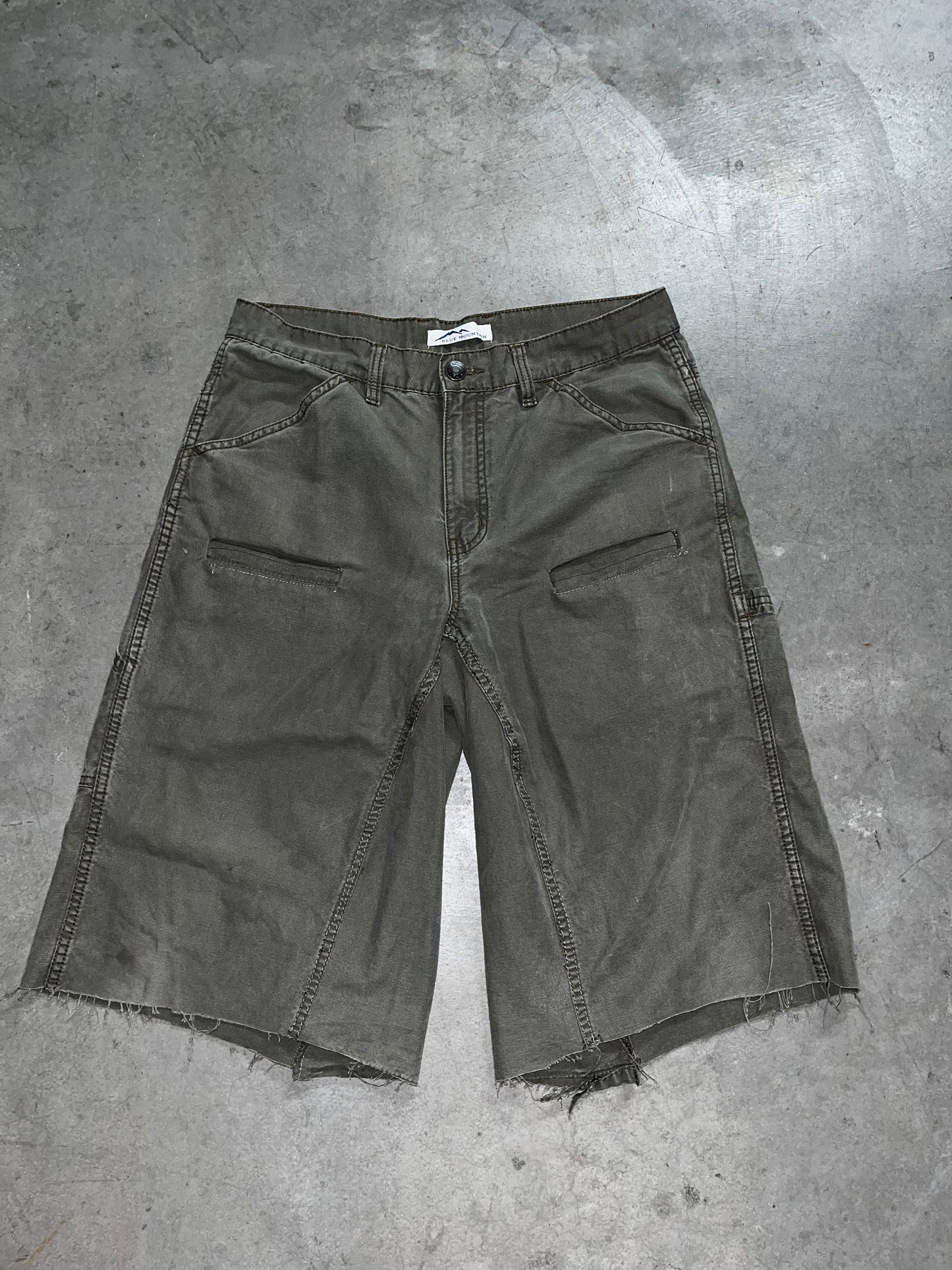 Reworked Blue Mountain Carpenter Shorts Size 34