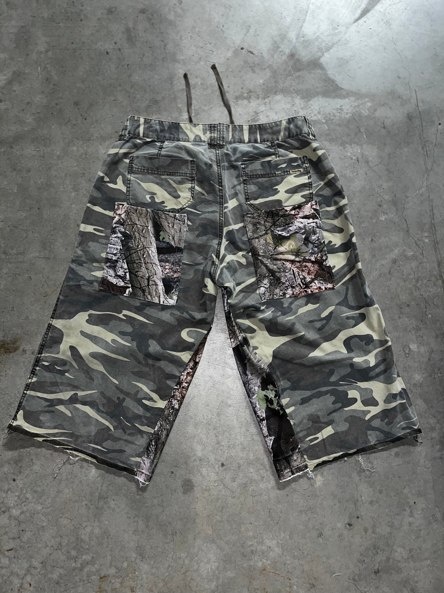 Reworked Vintage Union Bay Camo Capris