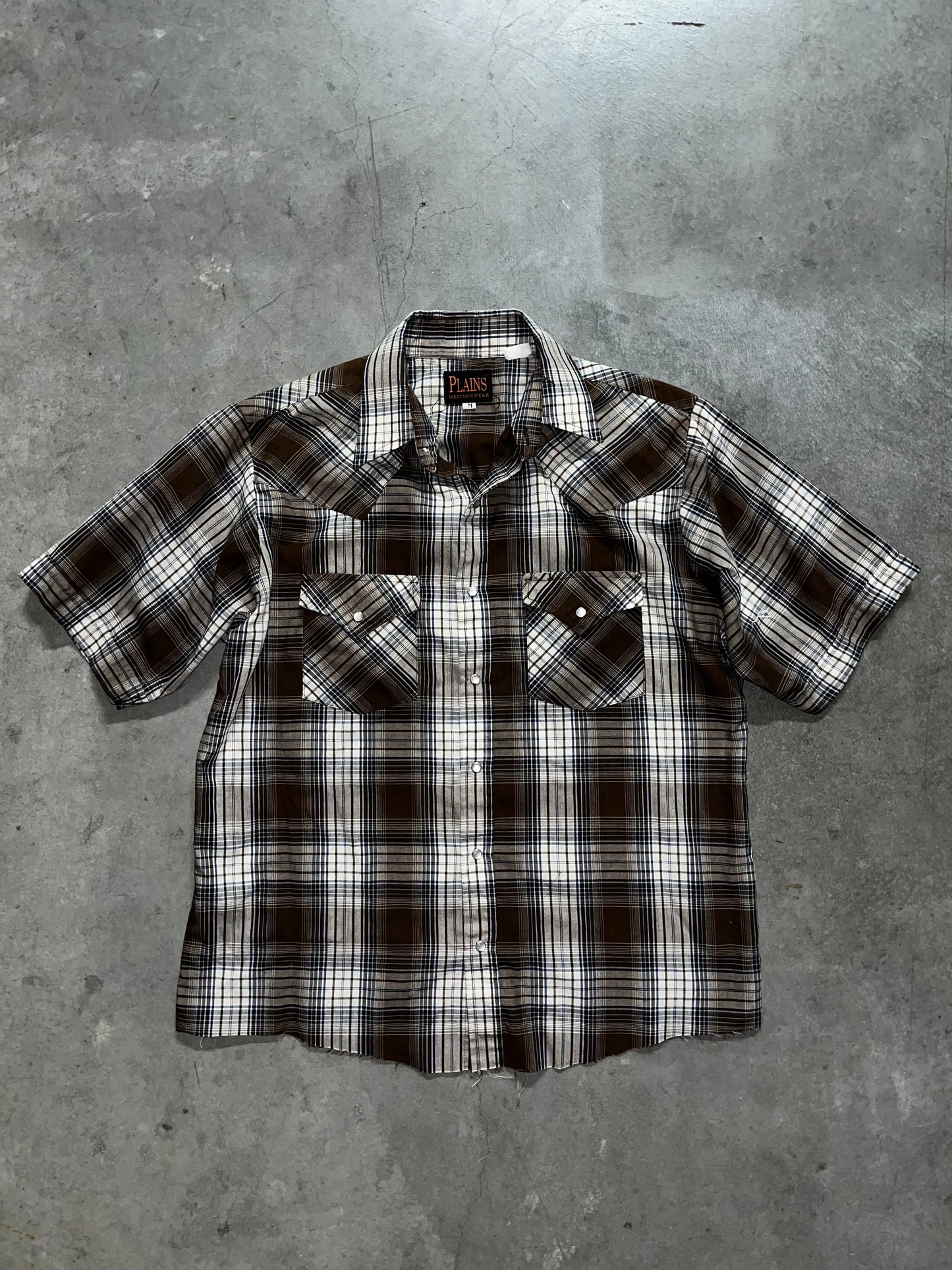 Cross Short Sleeve Button Up